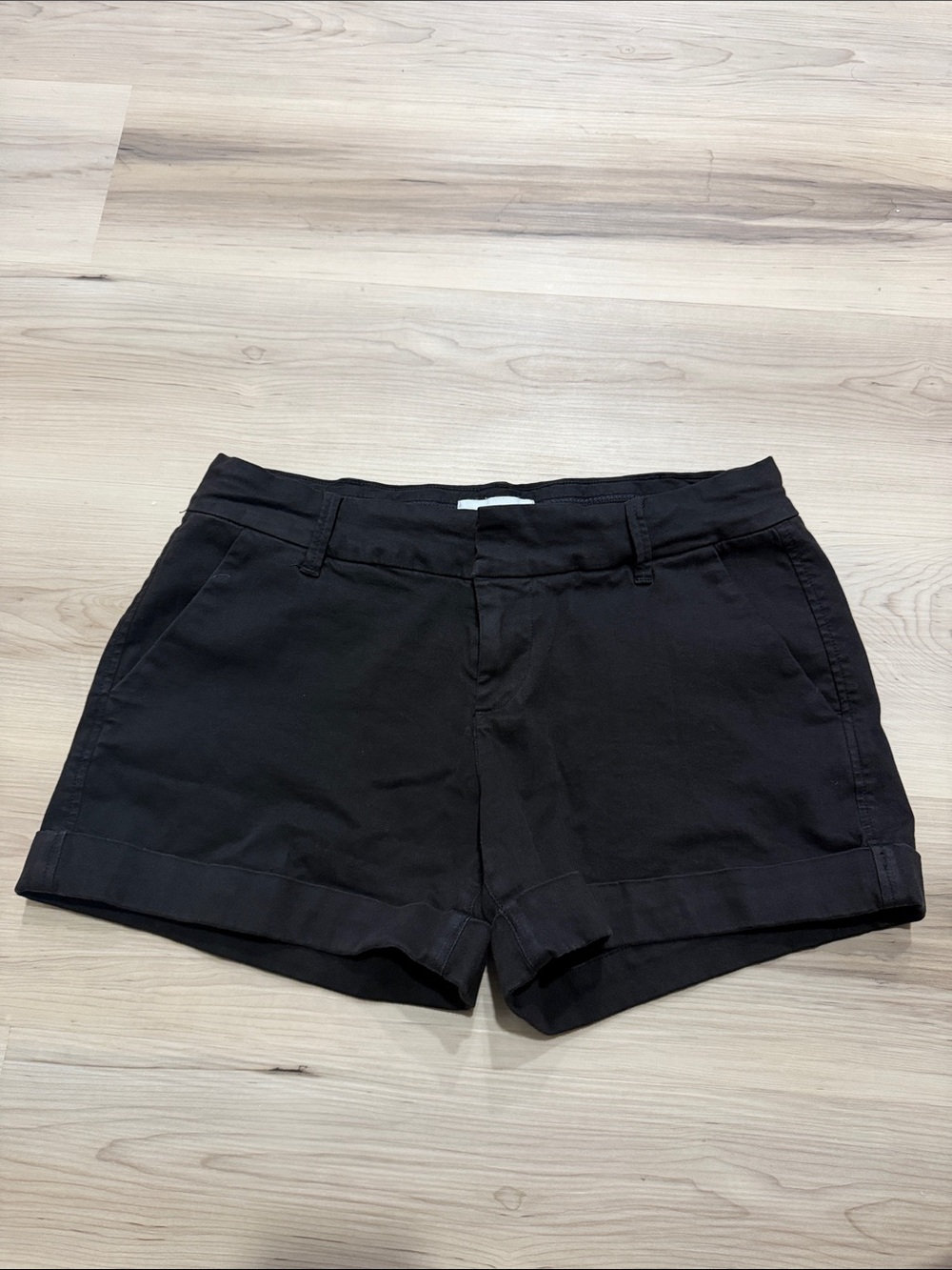 Dear John Black Cuffed Casual Shorts